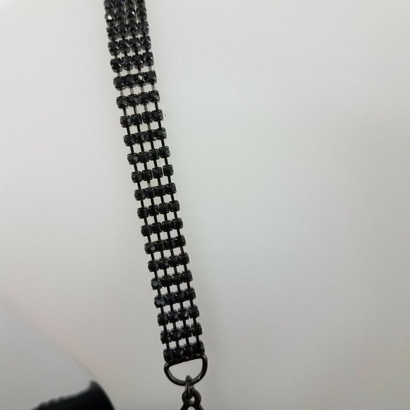 Mandalay Lord & Taylor Gray Beaded Spaghetti Strap - Picture 3 of 10